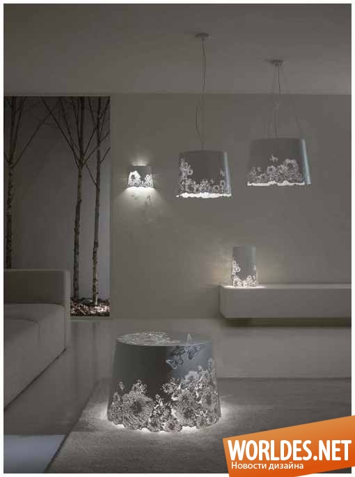 дизайн, декоративный дизайн, декоративный дизайн лампы, дизайн лампы, дизайн освещения, лампы в современном романтичном стиле